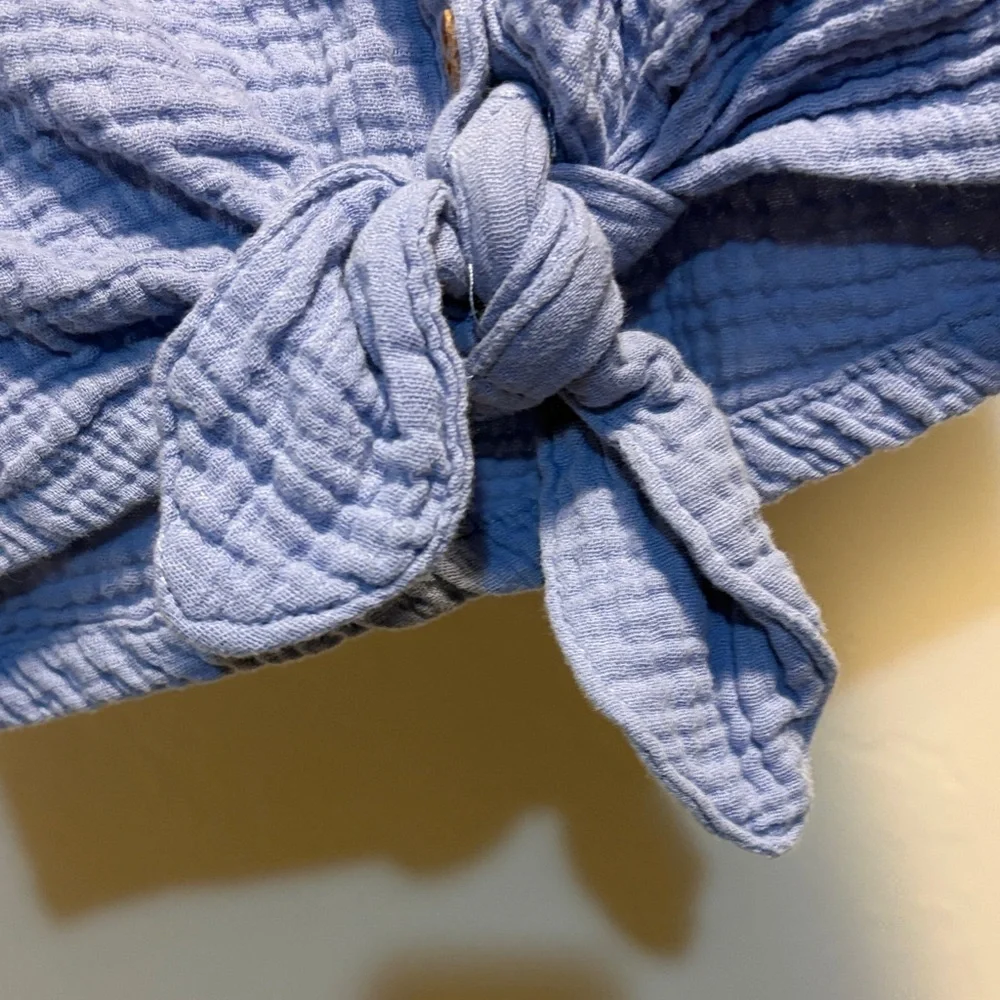 Charming Light Blue Kids Button-Down Shirt